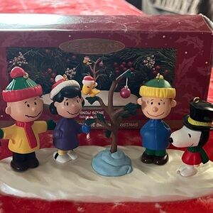 Vintage Hallmark Keepsake A Snoopy Christmas Display